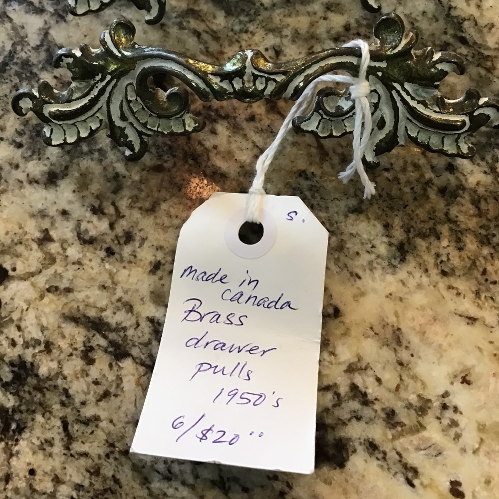 Brass drawer pulls
